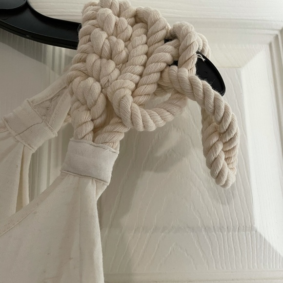 Sass & Bide ivory cami with rope strap detail - Picture 4 of 12